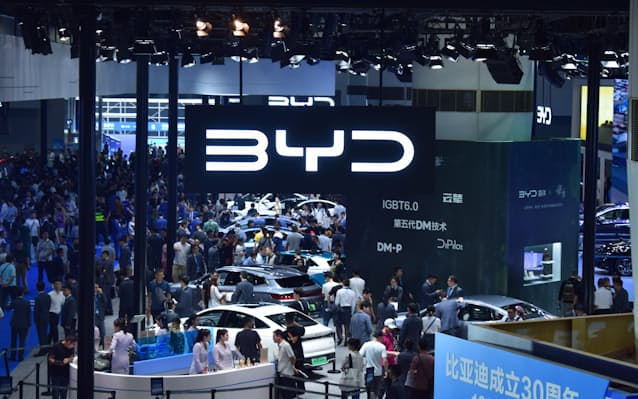 中国BYD、国内一部工場で生産能力削減　ロイター報道